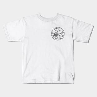 Devon, South England Emblem - White Kids T-Shirt